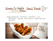 Tablet Screenshot of kennysheartandsoul.com